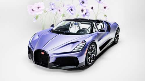 A high-detail 5K rendering of a futuristic 2026 purple roadster with a sleek, one-off... ps4 wallpaper
