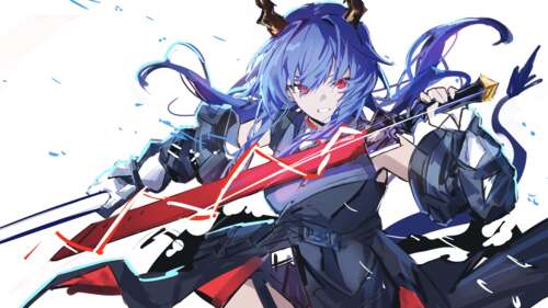 High-resolution 5K anime girl character art from Arknights. wallpaper download