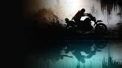 Deacon St. John from the video game Days Gone standing in a rugged, post-apocalyptic... wallpaper download