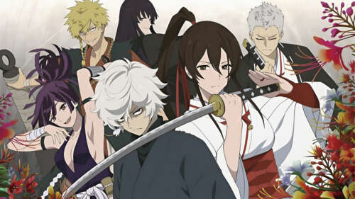 Anime poster featuring Gabimaru the Hollow from Hell's Paradise: Jigokuraku free wallpaper