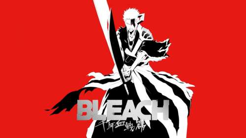 Ichigo Kurosaki from Bleach: Thousand-Year Blood War against a dramatic red background free hd wallpapers