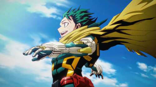 Izuku Midoriya (Deku) from My Hero Academia wearing advanced combat armor background images hd