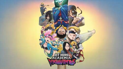 Cinematic anime poster featuring Koichi Haimasswari and Knuckleduster from My Hero... background images hd