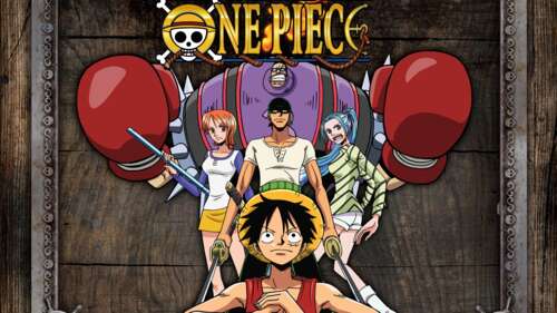 Monkey D. Luffy, Roronoa Zoro, and Nami from the anime series One Piece.
