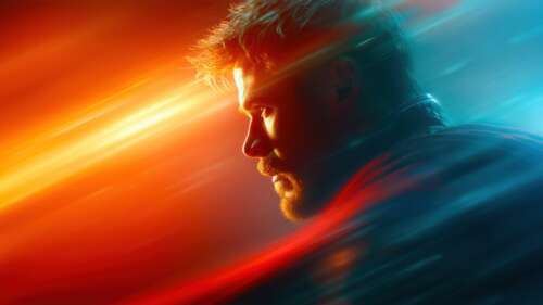 Chris Hemsworth as Thor from Marvel Superheroes wallpaper