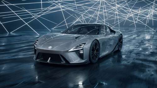 A futuristic electric sports car with glowing light accents and a streamlined aerodynamic... free hd wallpapers