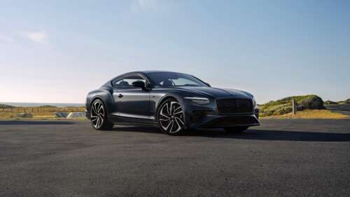 A high-resolution, cinematic view of the futuristic 2026 Bentley Continental GT S... free wallpaper
