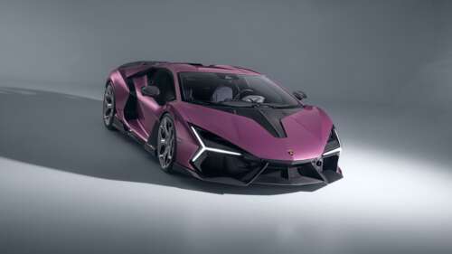 A high-resolution close-up of a customized Novitec Lamborghini Revuelto featuring... free hd wallpapers