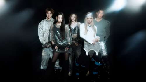 A professional group portrait of K-Pop members Youngseo, Annie, Bailey, Tarzzan,... background images hd