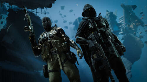 A cinematic shot of a tactical soldier featuring advanced military gear and weaponry... pictures for wallpaper