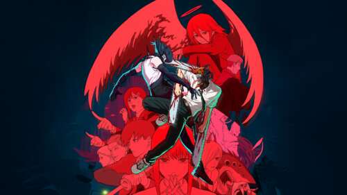 Denji from Chainsaw Man - The Movie: Reze Arc anime movie poster