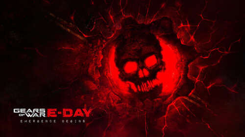 Dramatic key art for Crimson Omen featuring a vibrant red background and cinematic... free wallpaper