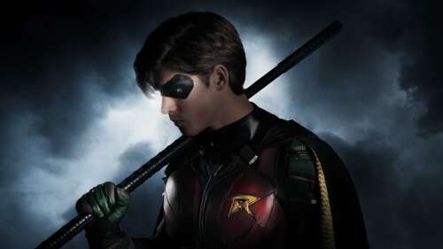 Brenton Thwaites portraying Dick Grayson/Robin in the TV series Titans free wallpaper