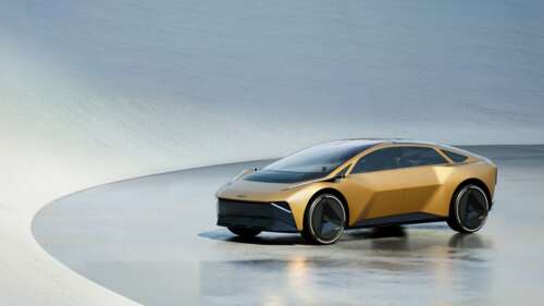 A futuristic Kia Vision Meta Turismo concept car featuring sleek aerodynamic bodywork... wallpaper download