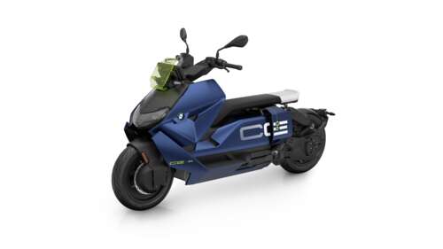 A sleek, modern electric scooter parked on a contemporary urban street with a futuristic... free wallpaper
