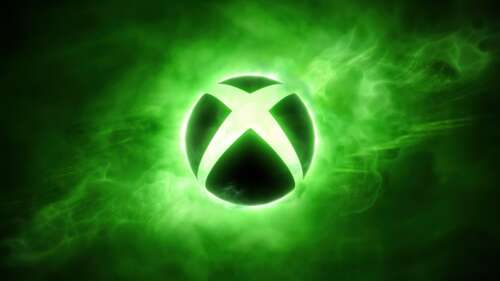 A glowing neon Xbox logo set against a vibrant green background. free desktop wallpaper