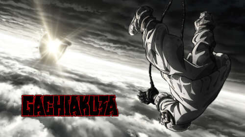 Monochrome manga art of Rudo Surebrec from Gachiakuta. high definition wallpaper