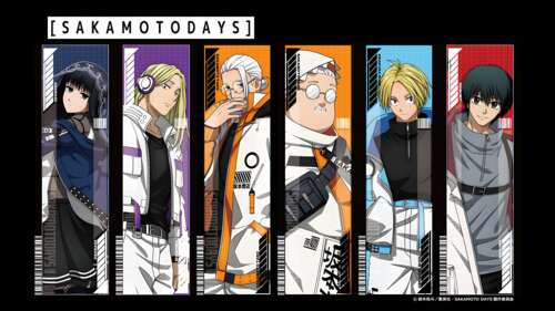 Taro Sakamoto, Shin Asakura, and Yoichi Nagumo from the manga Sakamoto Days hd background