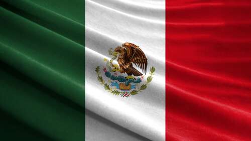 High-resolution close-up of the Mexican national flag featuring the eagle and serpent... computer backgrounds