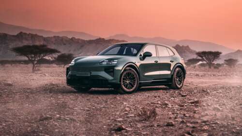 A futuristic electric car featuring sleek, aerodynamic design representing the automotive... wallpaper for pc download