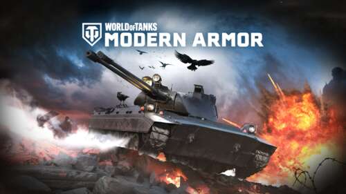 A detailed modern battle tank with advanced composite armor and futuristic weaponry... wallpaper