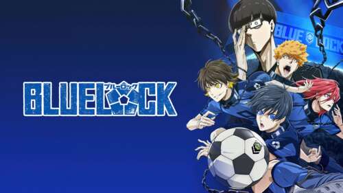 A group lineup of Blue Lock characters including Yoichi Isagi, Meguru Bachira, Hyoma... high definition wallpaper