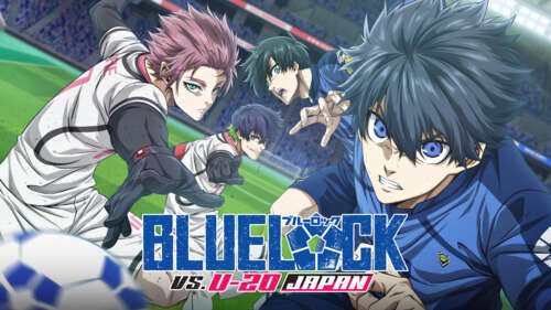 A lineup of Blue Lock characters including Sae Itoshi, Yoichi Isagi, Rin Itoshi,... wallpaper download