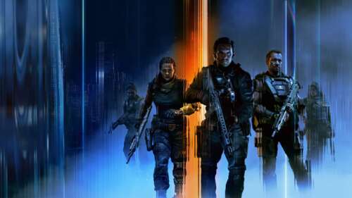 Cinematic key art for Call of Duty: Black Ops 7 featuring a soldier in tactical military... wallpaper images