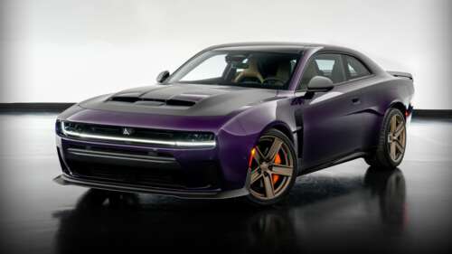 A high-detail 5K view of a powerful Dodge Charger muscle car. free background