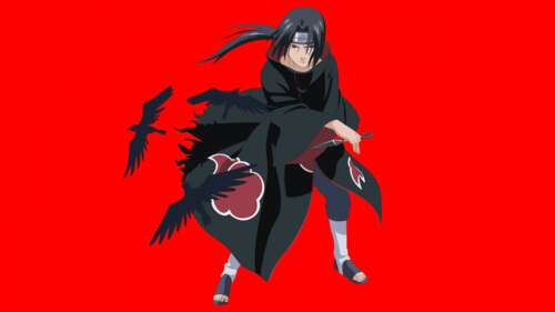 Itachi Uchiha from Naruto Shippuden featuring his iconic Sharingan eyes against a... pictures for wallpaper