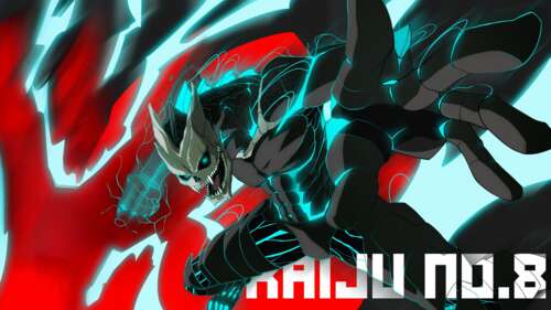 Detailed fan art of Kafka Hibino from the anime and manga Kaiju No. 8. wallpaper for pc download