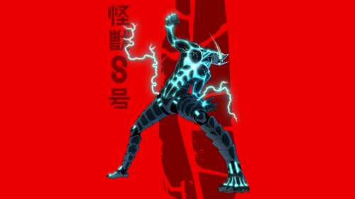 Kafka Hibino transformed into Kaiju No. 8 from the Kaiju No. 8 series, featuring... high definition wallpaper