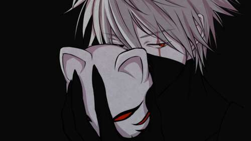 Close-up of Kakashi Hatake's red Sharingan eye from the Naruto anime series against... pictures for wallpaper