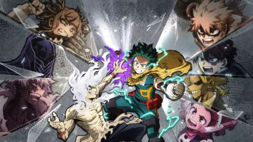 Promotional key art for the game My Hero Academia: All's Justice featuring Izuku... wallpaper for laptop download