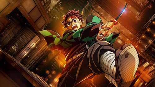 Tanjiro Kamado from the Demon Slayer: Kimetsu No Yaiba Infinity Castle anime movie free wallpaper