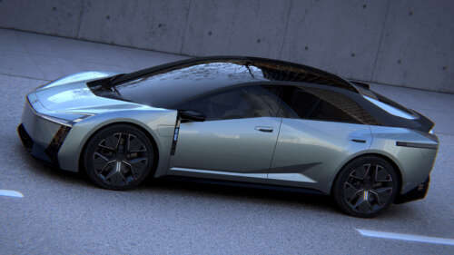 A futuristic hybrid car with advanced aerodynamic features and modern technology... wallpaper