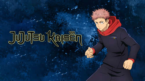 Yuji Itadori from the Jujutsu Kaisen anime series wallpaper download