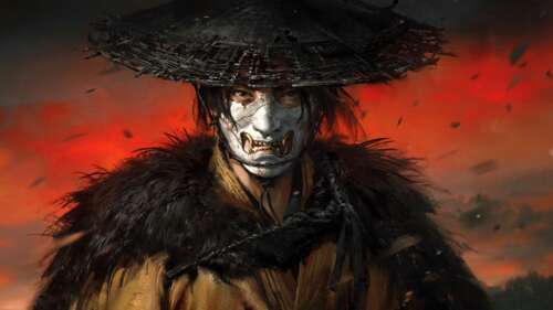 Detailed character concept art of Atsu, the protagonist from the video game Ghost... free wallpaper
