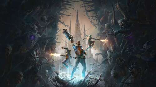 A futuristic cybernetic character with glowing neon armor in a high-tech digital... wallpaper images