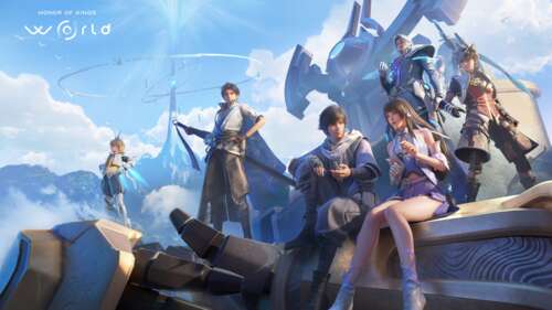 A highly detailed futuristic warrior with glowing neon blue armor and advanced cybernetic... free hd wallpapers