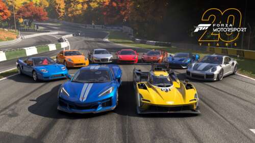 High-performance racing cars captured in motion on a professional track, celebrating... wallpaper download