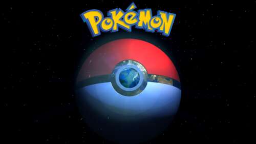 A highly detailed Poké Ball centered on a solid black background. wallpaper