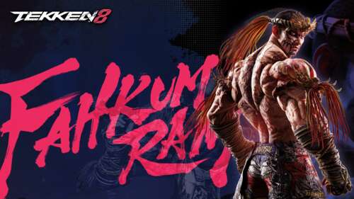 High-resolution cinematic shot of Jin Kazama from Tekken 8. desktop wallpaper