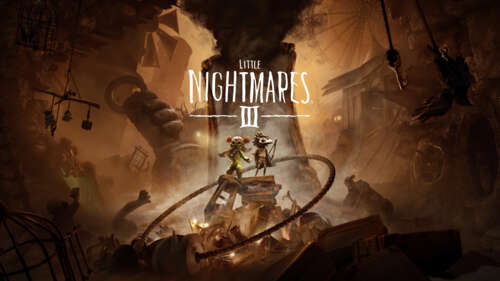 Promotional key art for Little Nightmares III featuring the characters Low and Alone... wallpaper for laptop download