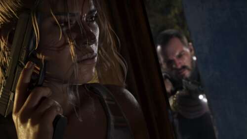 Lucia Caminos in a cinematic action pose from Grand Theft Auto VI free hd wallpapers