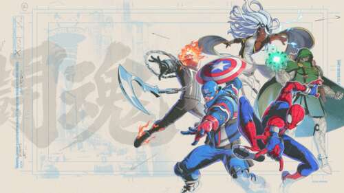Cinematic key art for the video game Marvel Tokon: Fighting Souls, featuring a martial... free wallpaper