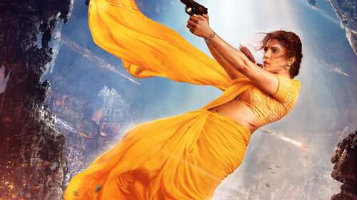 A high-resolution cinematic portrait of Priyanka Chopra amidst the ancient ghats... free hd wallpapers