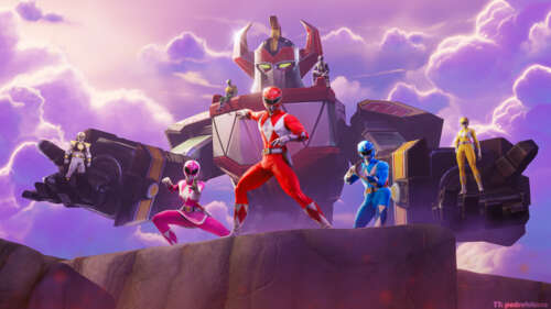 The Red Power Ranger from Power Rangers reimagined as a playable character skin in... free wallpaper