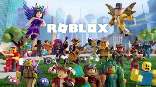 A high-detail 8K character poster of a Roblox avatar in a cinematic video game setting. wallpaper download