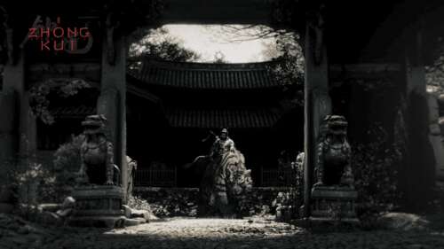 A dramatic, high-contrast monochromatic close-up of a mysterious figure shrouded... background images hd